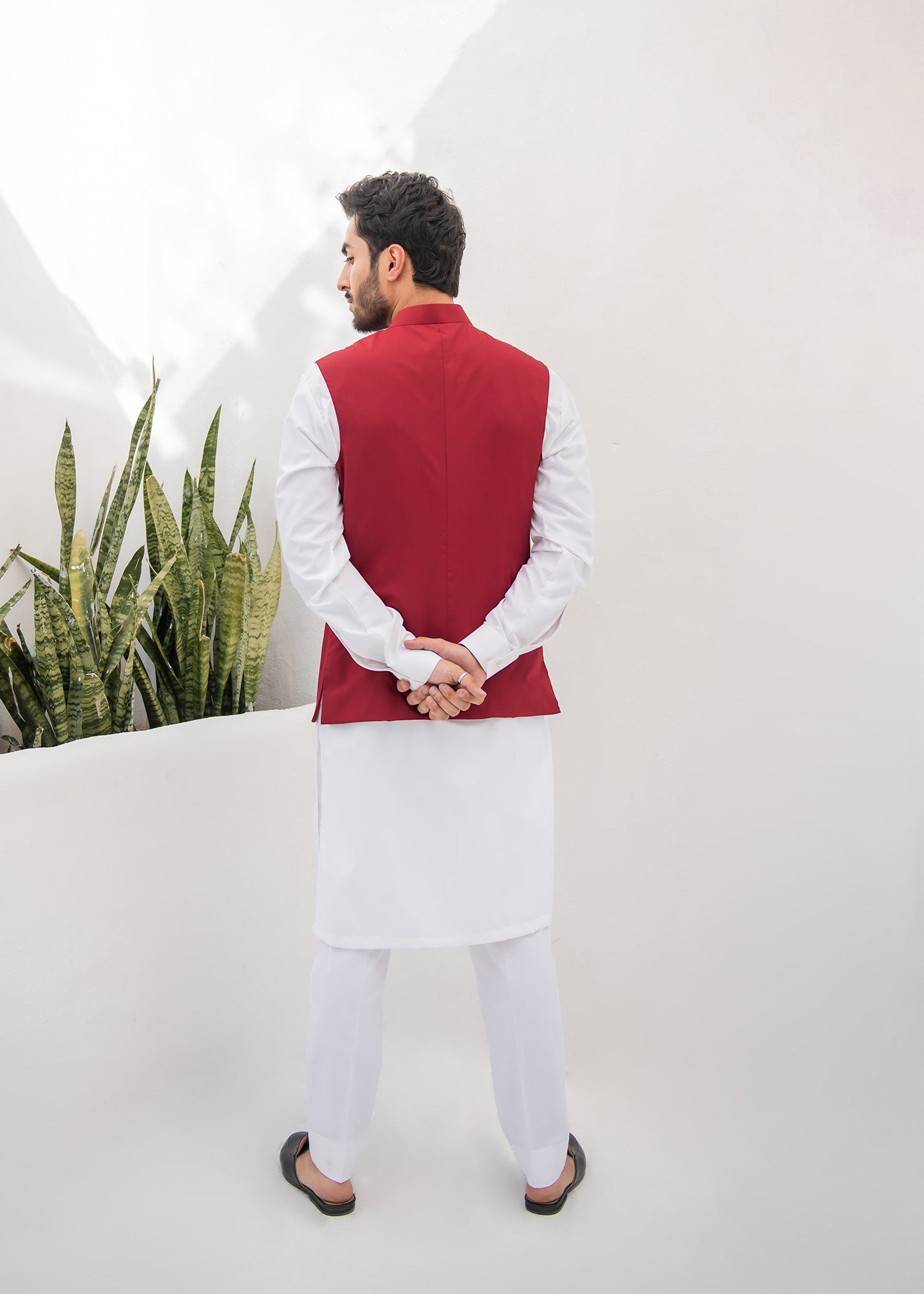 Red On Off White  - 3 PC